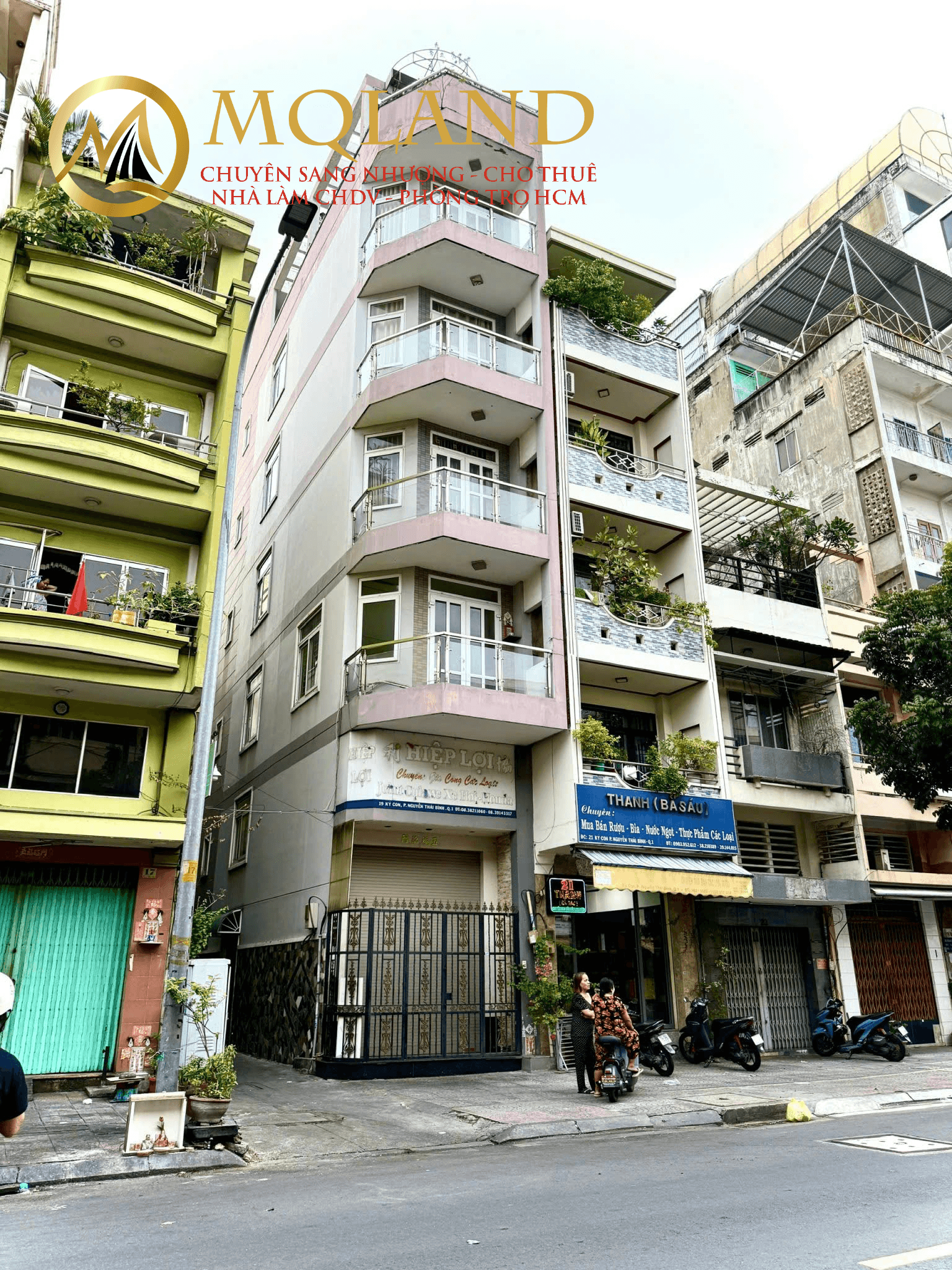 CHO THUÊ CHDV - Mỗi lầu 2P + 1WC từng tầng - Trệt lửng 3 lầu. ST - MT - Quận 1