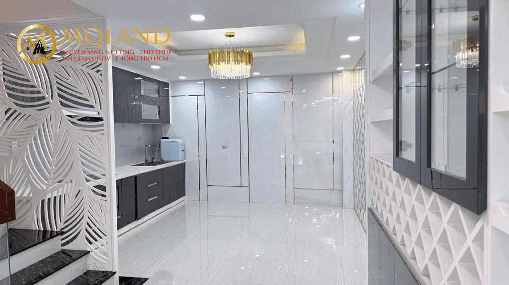 Cho thuê CHDV - 4P + 5WC - Trệt lửng 2 lầu. ST - Gò Vấp